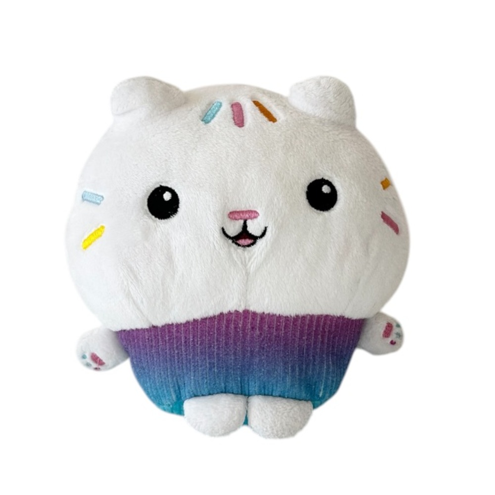 Gabby's Dollhouse 7-inch Purr-ific Plush Cakey Cat